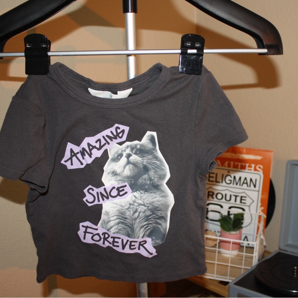 H&M Charcoal Tee